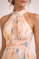 INGRID – DRESS WITH HALTER NECK
