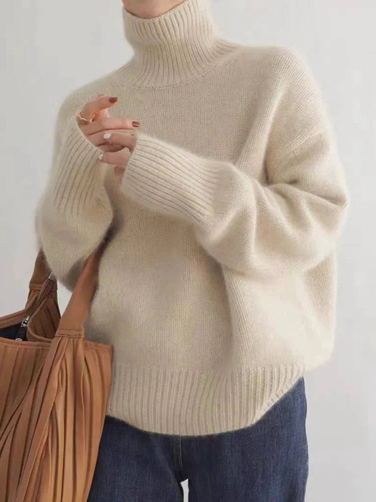 Elegant and Comfortable Isabel Roll Neck Top