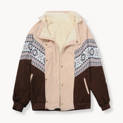 Aztec Pattern Jacket with Open Cut and Long Sleeves | Ideal for Spring, Summer, Autumn, and Winter
