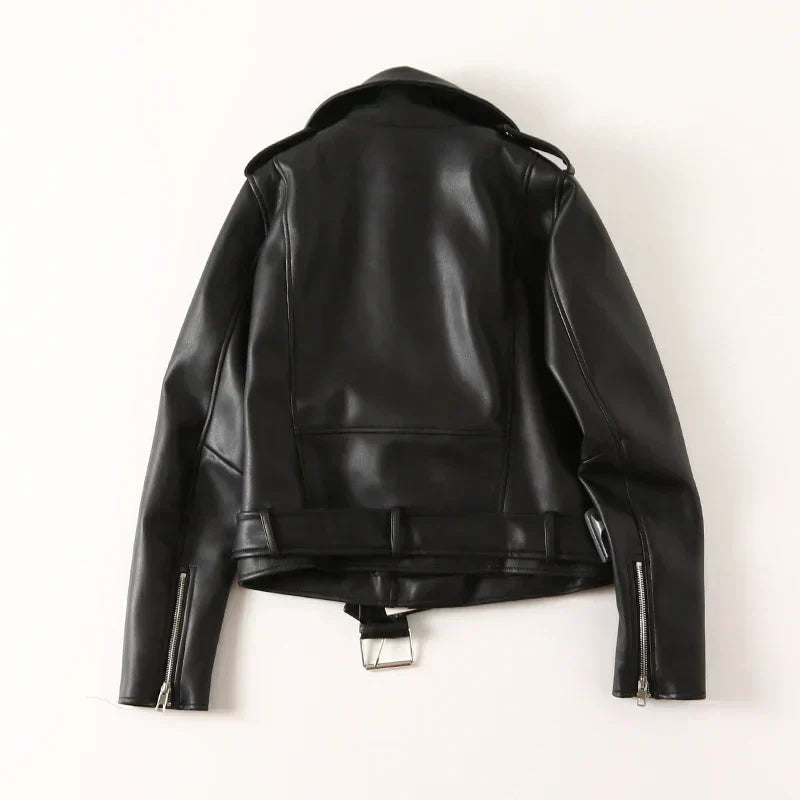 Vintage Motorcycle Jacket for Women | Ideal for Summer and Spring