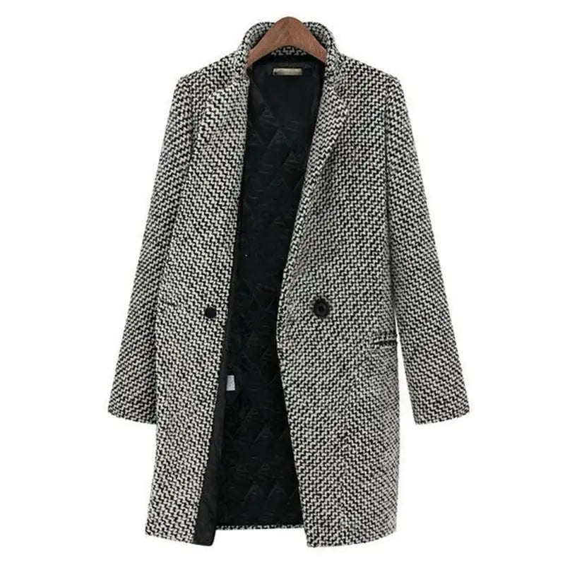 Audrey Elegant Midi-Length Coat for a Stylish Look