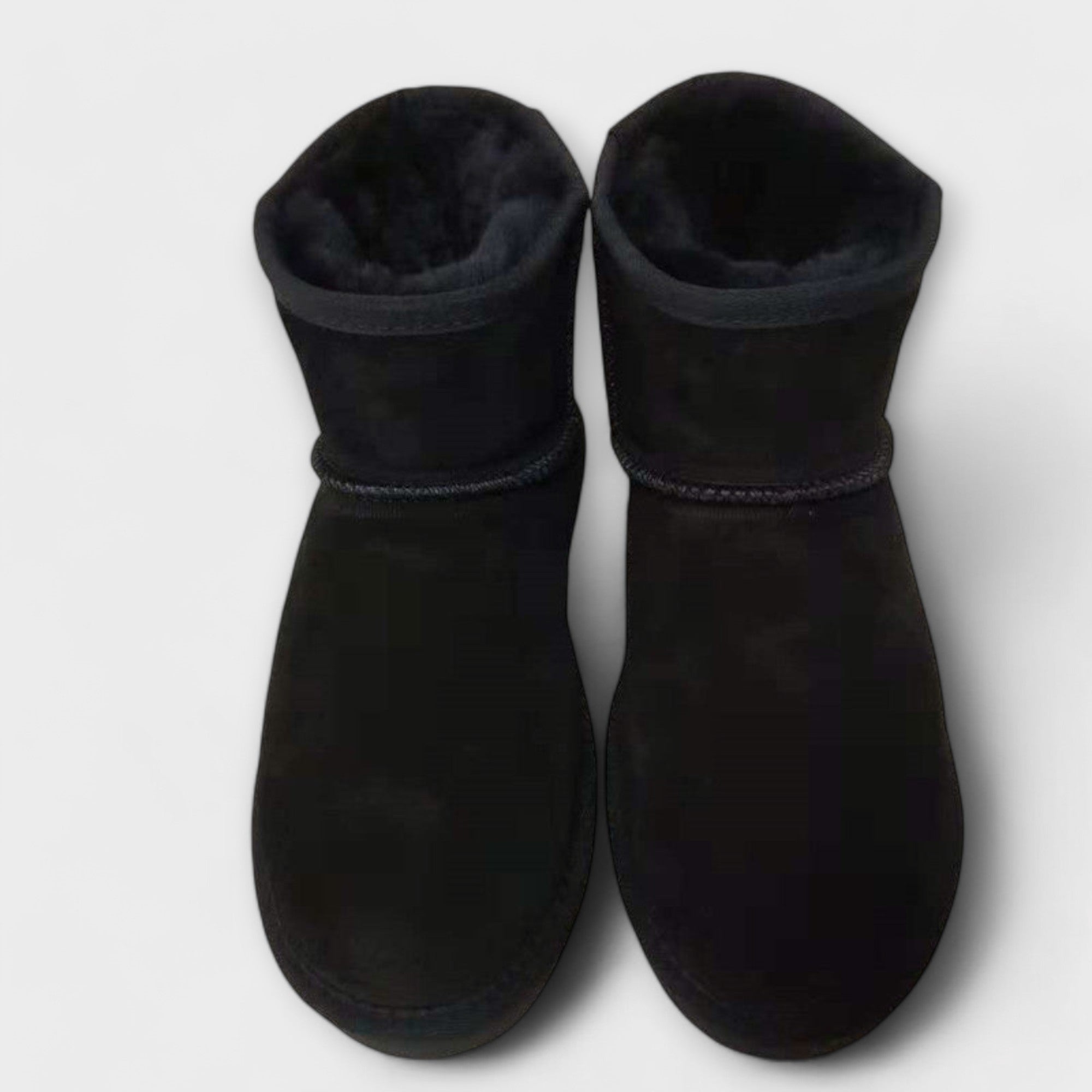 Genuine Leather Ankle Snow Boots