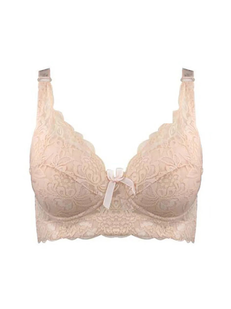 THARAH VIOLETTA – Lace Bralette with Underwire & Embroidery