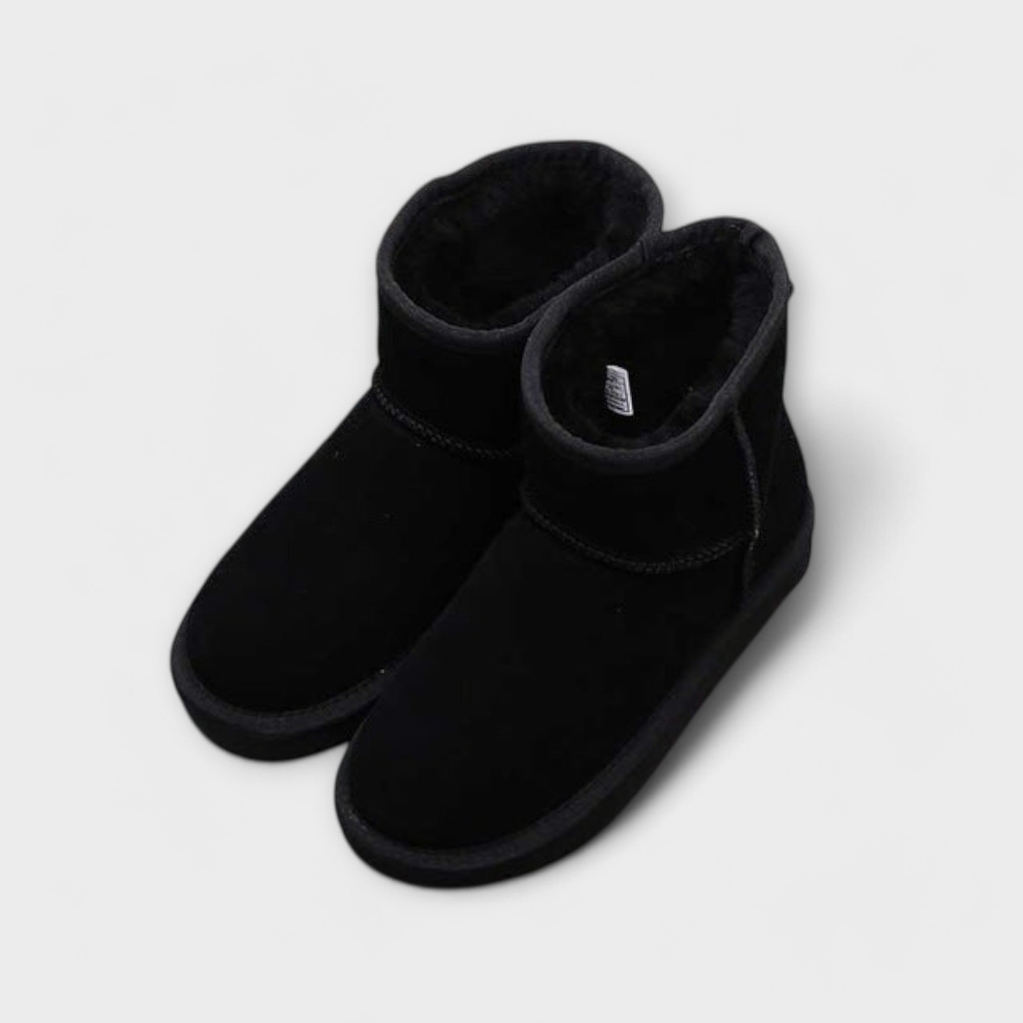 Genuine Leather Ankle Snow Boots