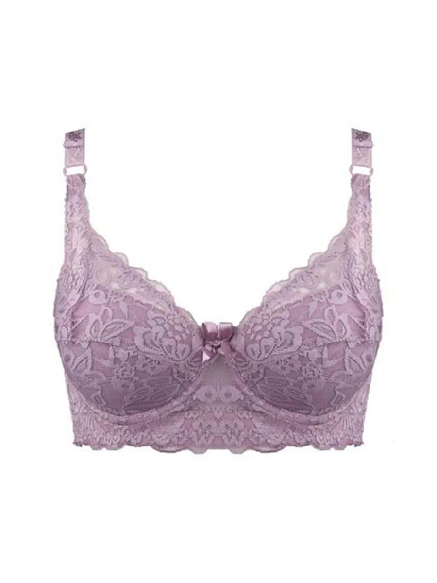 THARAH VIOLETTA – Lace Bralette with Underwire & Embroidery