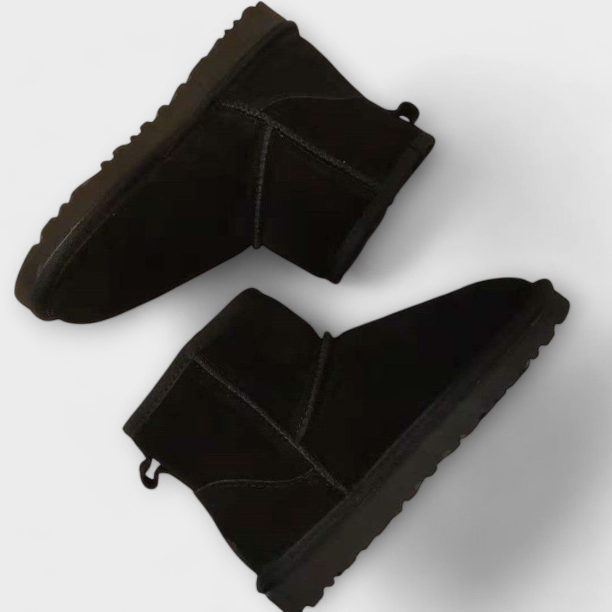 Genuine Leather Ankle Snow Boots