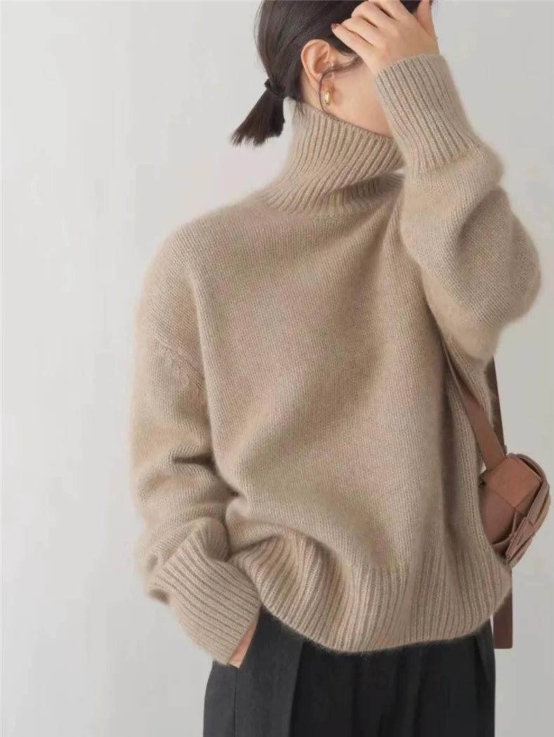 Elegant and Comfortable Isabel Roll Neck Top