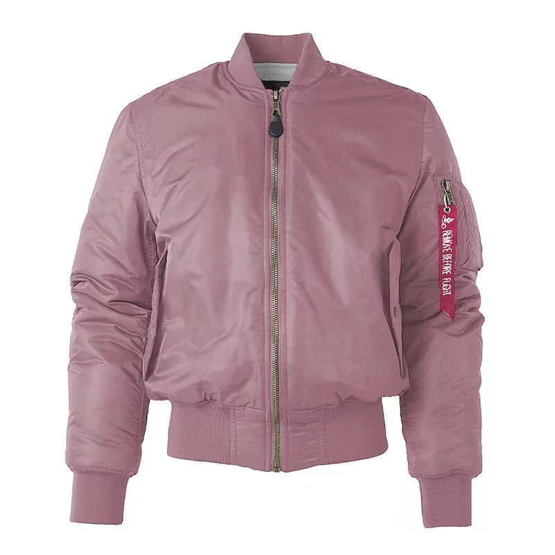 Light Summer Bomber Jacket with Zip and Breathable Lining for Warm Days | Ideal for Summer/Spring