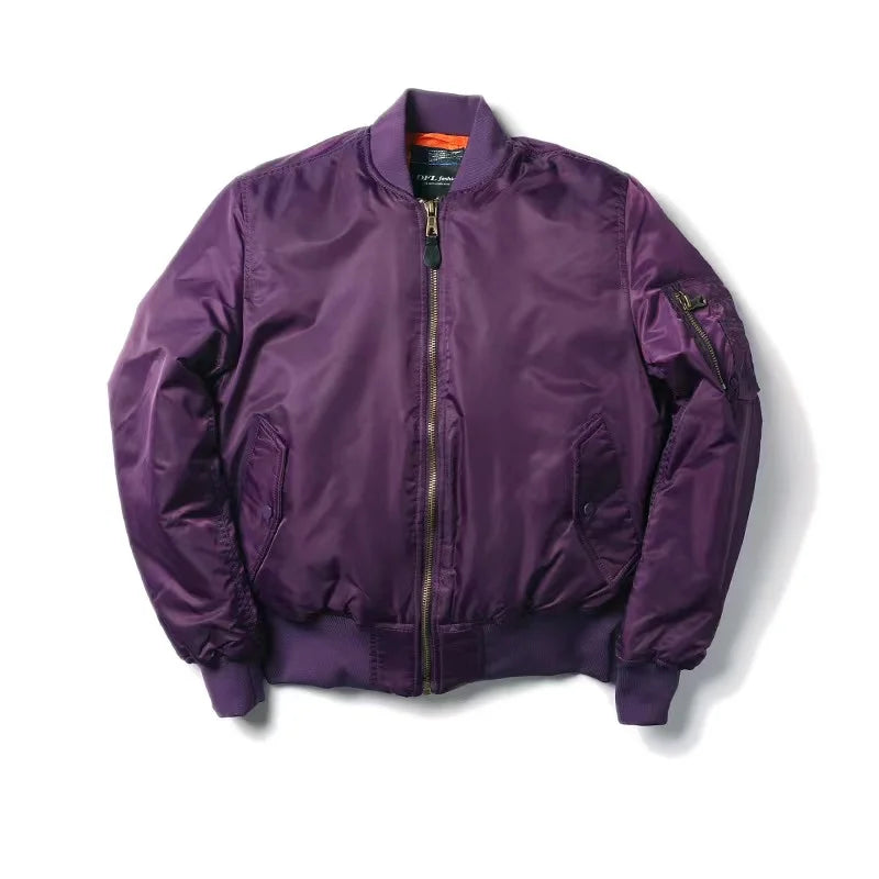 Light Summer Bomber Jacket with Zip and Breathable Lining for Warm Days | Ideal for Summer/Spring