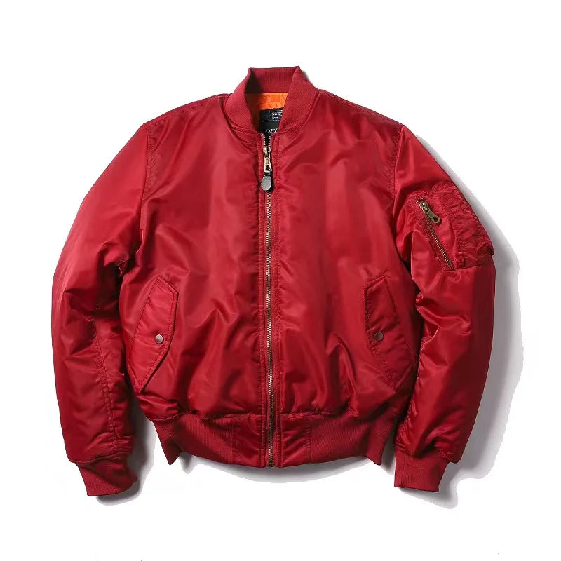 Light Summer Bomber Jacket with Zip and Breathable Lining for Warm Days | Ideal for Summer/Spring