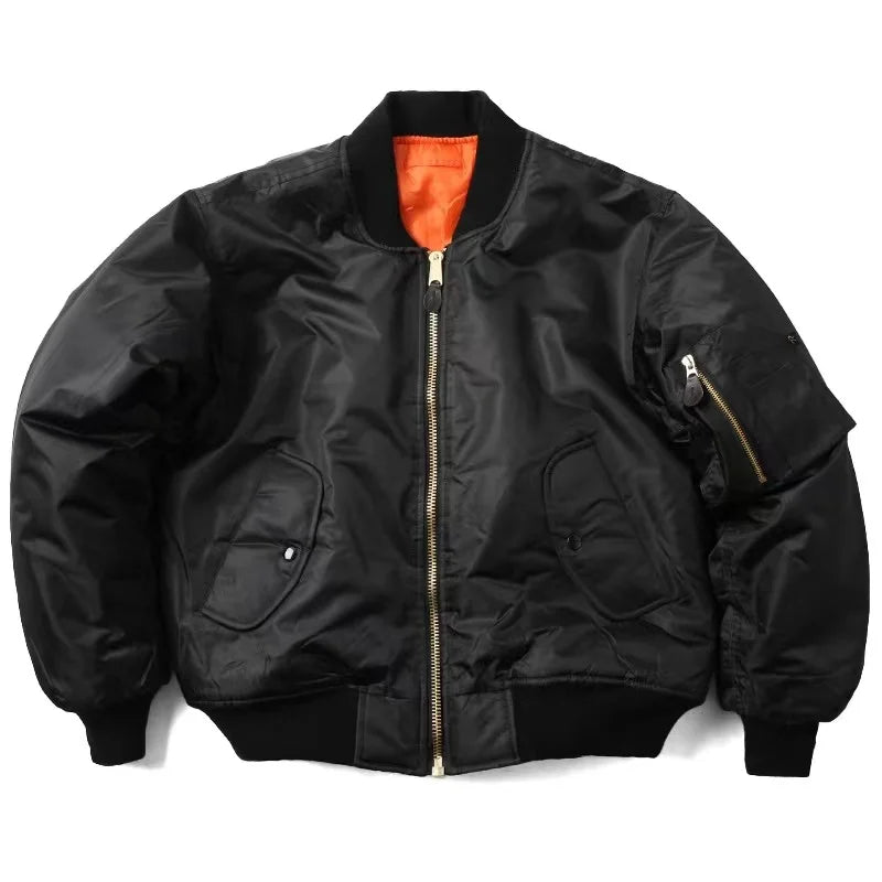 Light Summer Bomber Jacket with Zip and Breathable Lining for Warm Days | Ideal for Summer/Spring