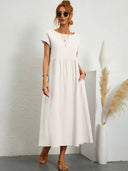 Gabrielle™ — Midi Dress Flowing Timeless Elegance
