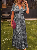 Elina – Long Flowing Floral Dress