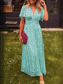 Elina – Long Flowing Floral Dress