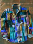 Sietse™ | Premium Patchwork Shirt – Unique Style & Comfortable Fit.