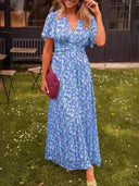Elina – Long Flowing Floral Dress