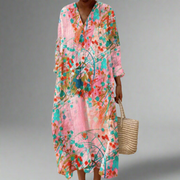 Lana™ | Soft Blush Floral Maxi Dress