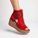 Orélisse™ - Open Wedge Ankle Boots in Modern Style