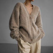 Women's Cardigan Loose Fit Classic Cut for Chilly Days