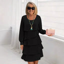 Madeleine – Elegant Flowing Dress with Flounces