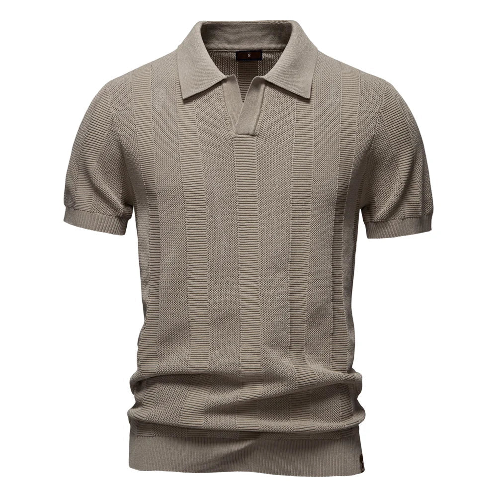 FELIX™ | STILVOLLES GESTREIFTES POLOHEMD