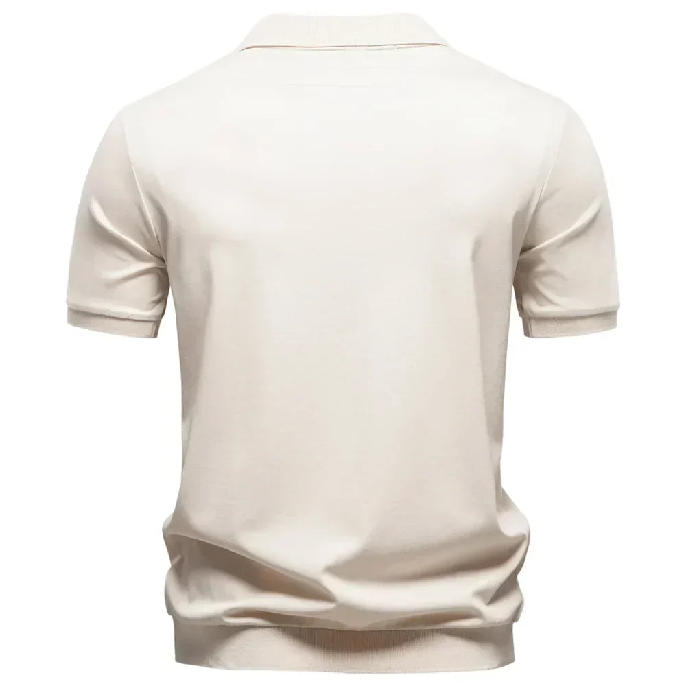 FRANK™ | ATMUNGSAKTIVES POLOSHIRT MIT V-AUSSCHNITT
