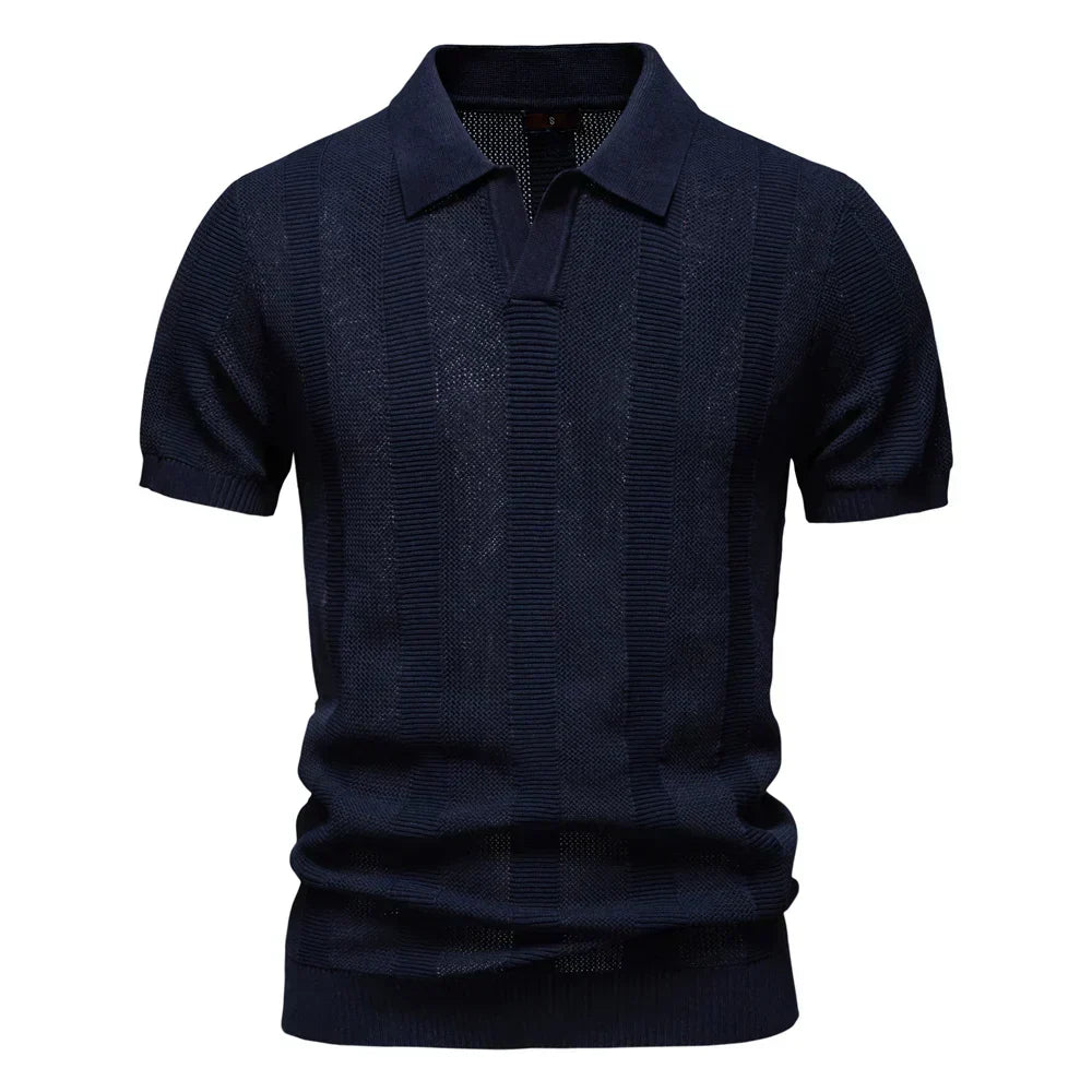 FELIX™ | STILVOLLES GESTREIFTES POLOHEMD