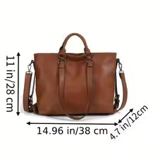 Bianca - Vintage Shopper Bag with Timeless Elegance