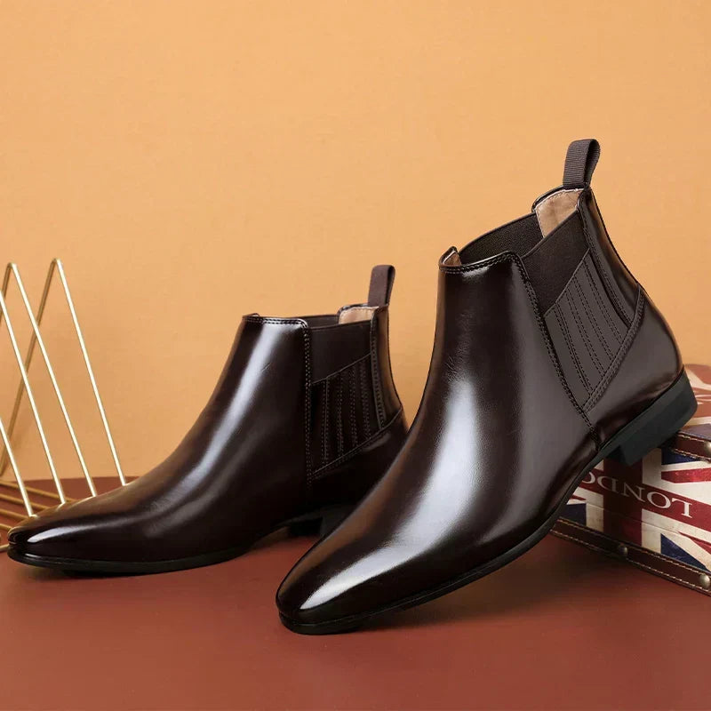 Peyton | Faux Leather Ankle Boots