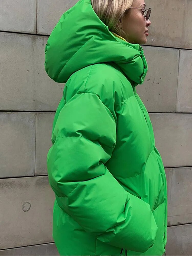 Warm Insulated Puffy Jacket for Women | Ideal for Autumn and Winter