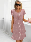 Isabelle – Elegant Flowing Robe with Ruffles