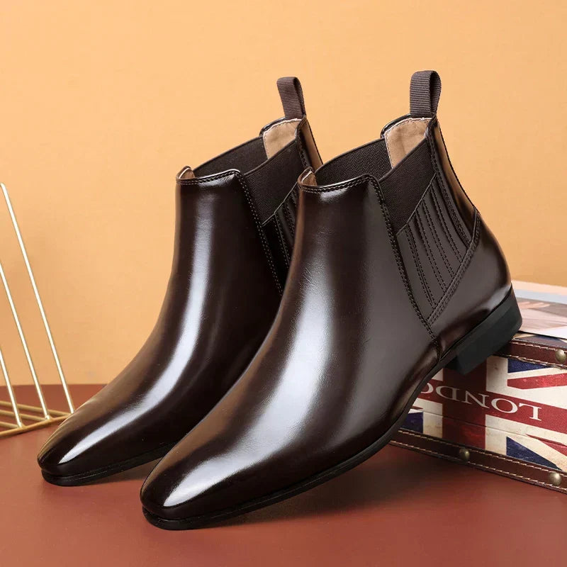Peyton | Faux Leather Ankle Boots