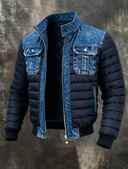 Hybrid | Quilted Denim Jacket
