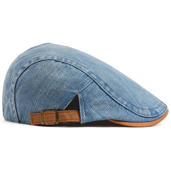 Meyer Basel™ | Premium Denim Flat Cap – Timeless Style & Daily Comfort