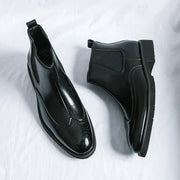 Dwight | Faux Leather Chelsea Boots