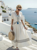 Seren | V-Neck Wrap Maxi Dress
