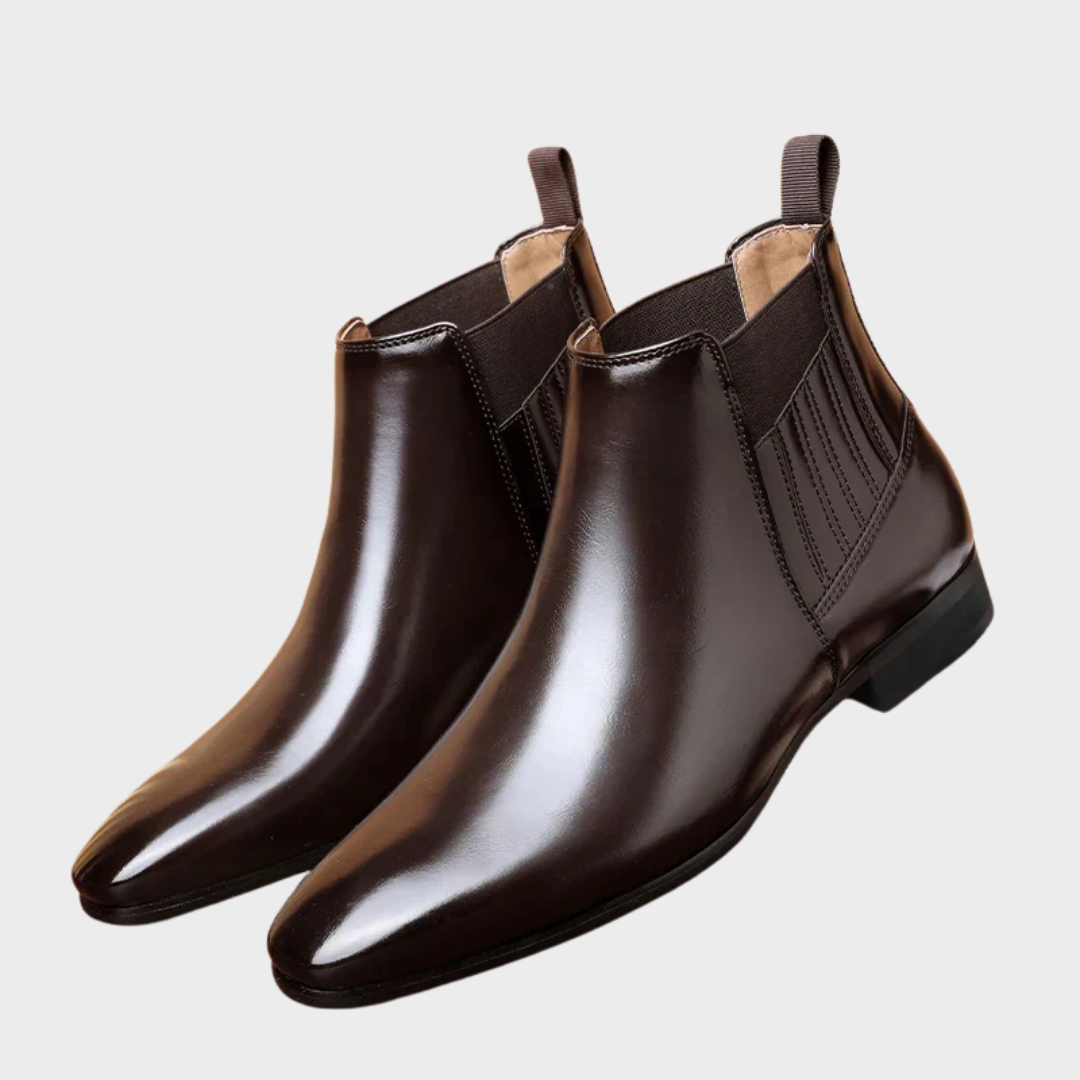 Peyton | Faux Leather Ankle Boots