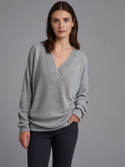 Monika - V-Ausschnitt Cashmere Pullover