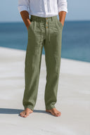 MATTEO | LIGHT LINEN SUMMER TROUSERS