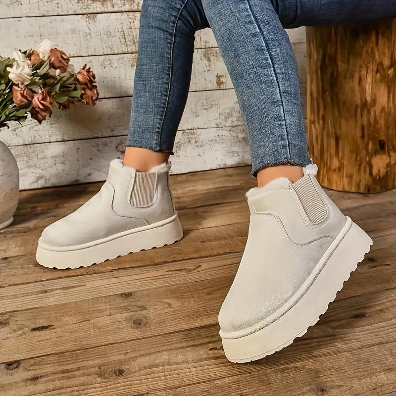 Winter Ladies Chunky-Heel Boots
