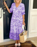 Madison – Light flowing dress with a flattering effect
