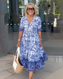 Madison – Light flowing dress with a flattering effect