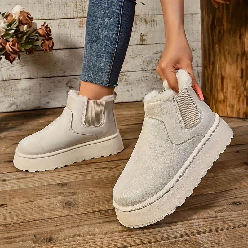 Winter Ladies Chunky-Heel Boots
