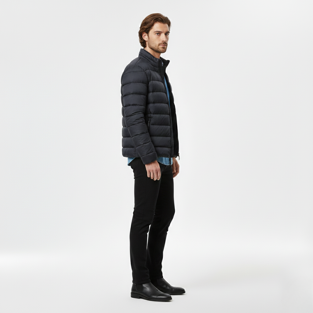 Men's Quilted Puffer Jacket