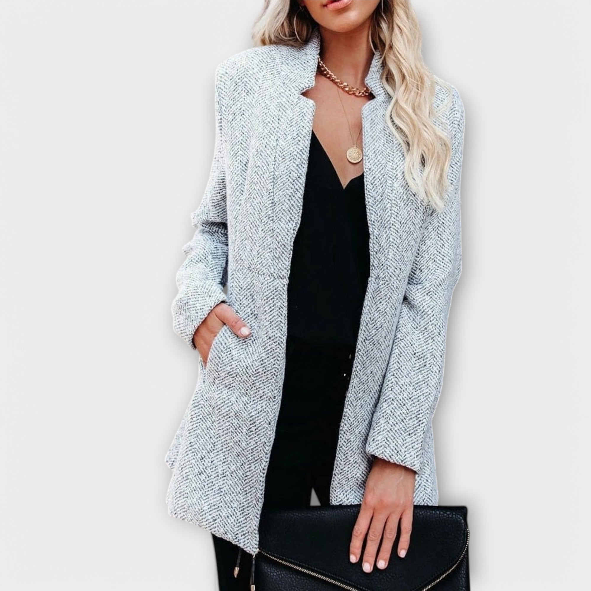 Coatly - Stylish Tweed Jacket for Transitional Weather