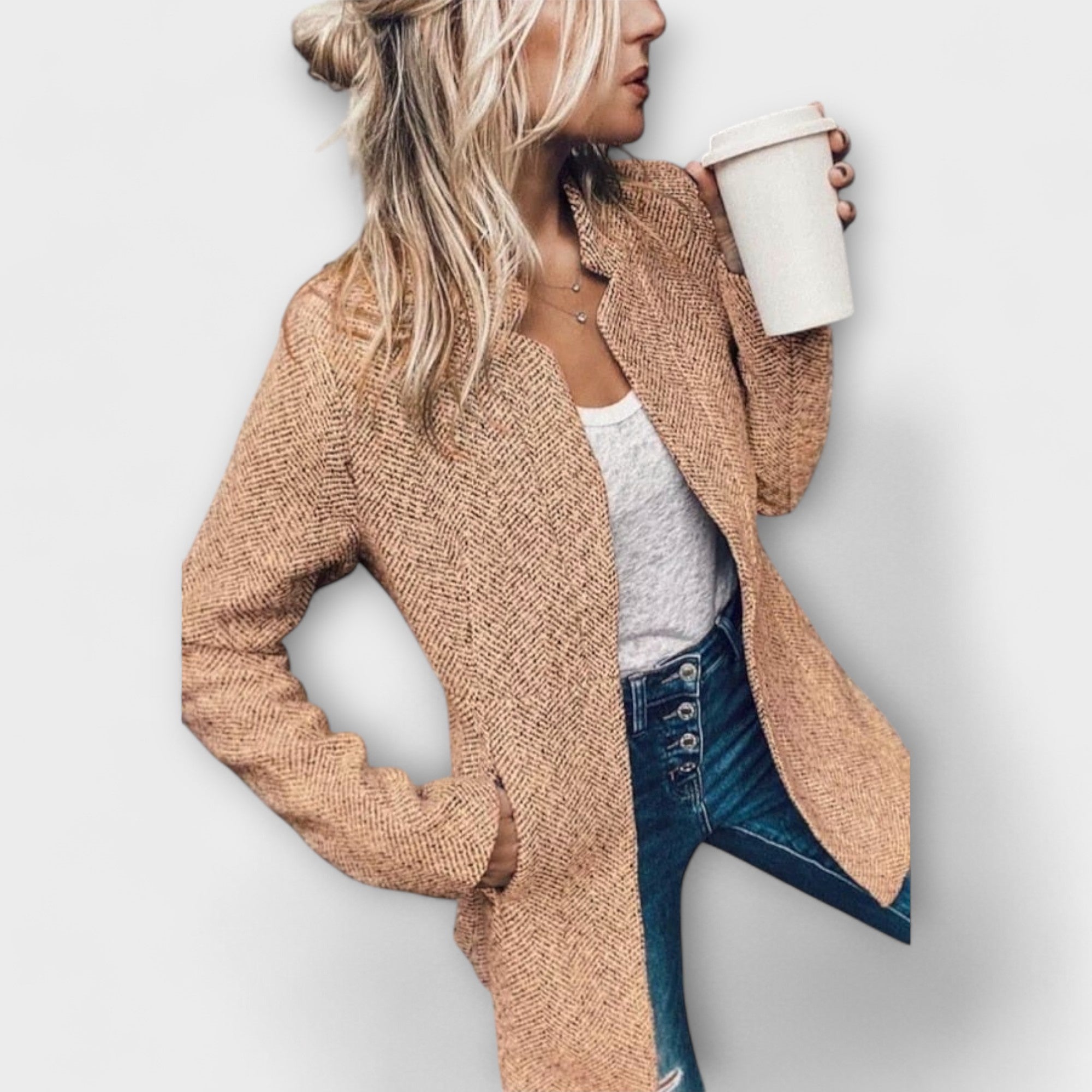Coatly - Stylish Tweed Jacket for Transitional Weather