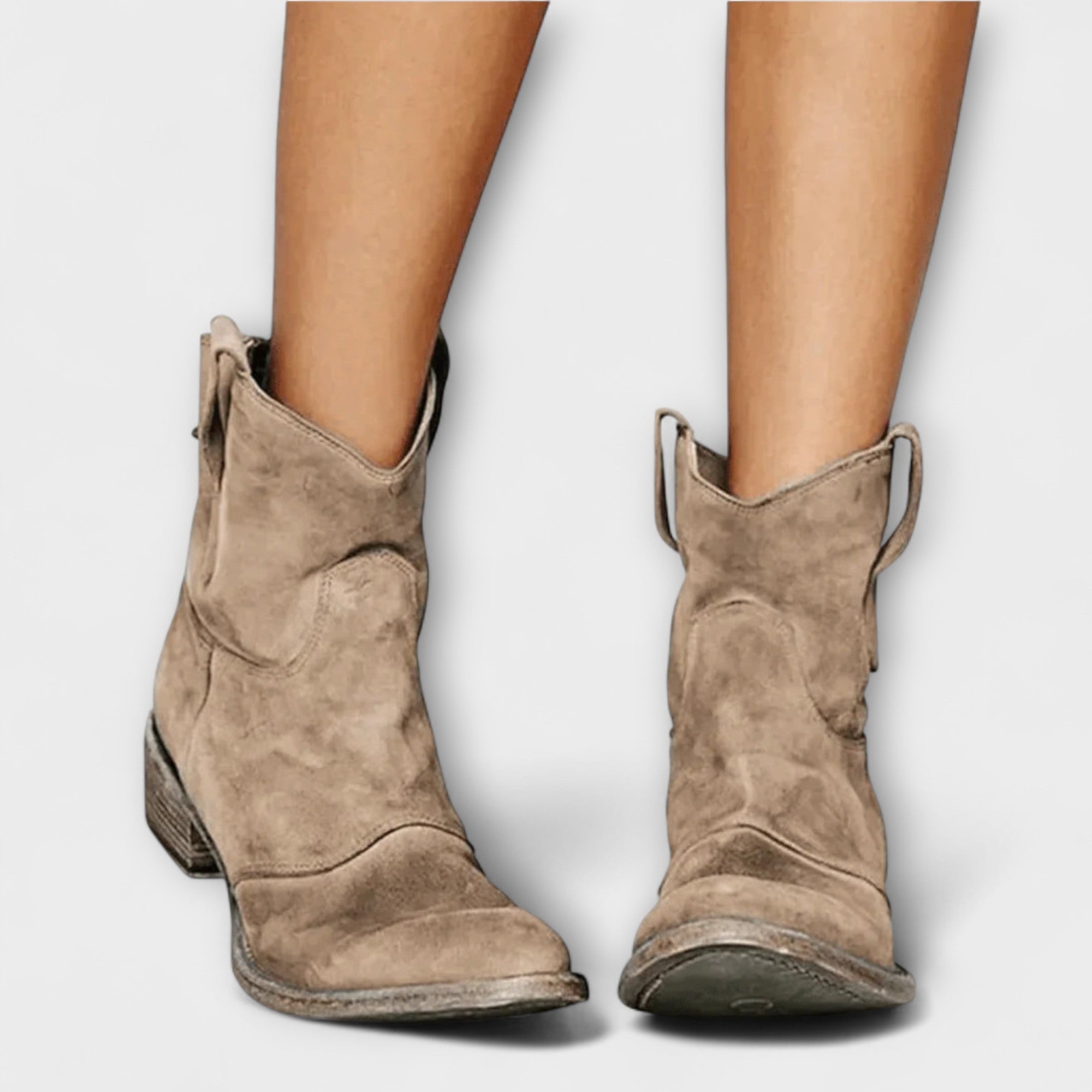 Viora – Timeless Suede Ankle Boots
