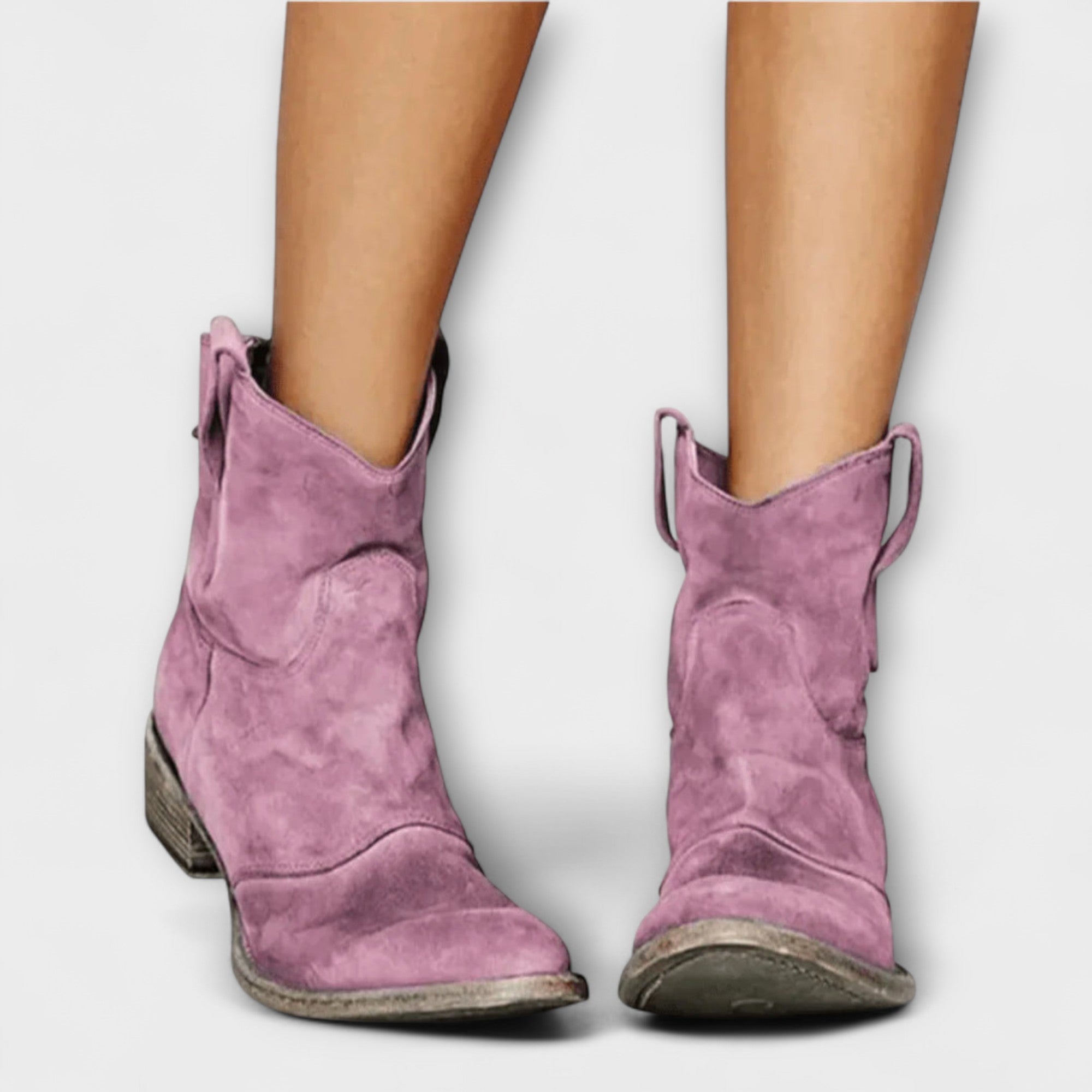 Viora – Timeless Suede Ankle Boots