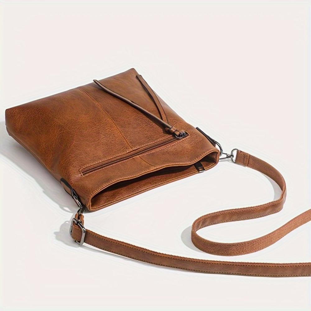 Lina - Vintage Shoulder Bag with Checkered Pattern