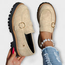 Lora™ | Comfortable Round-Toe Moccasins